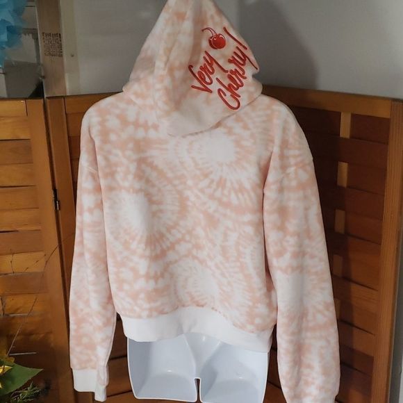 Coca Cola long sleeve fleece cropped hoodie - Picture 5 of 8